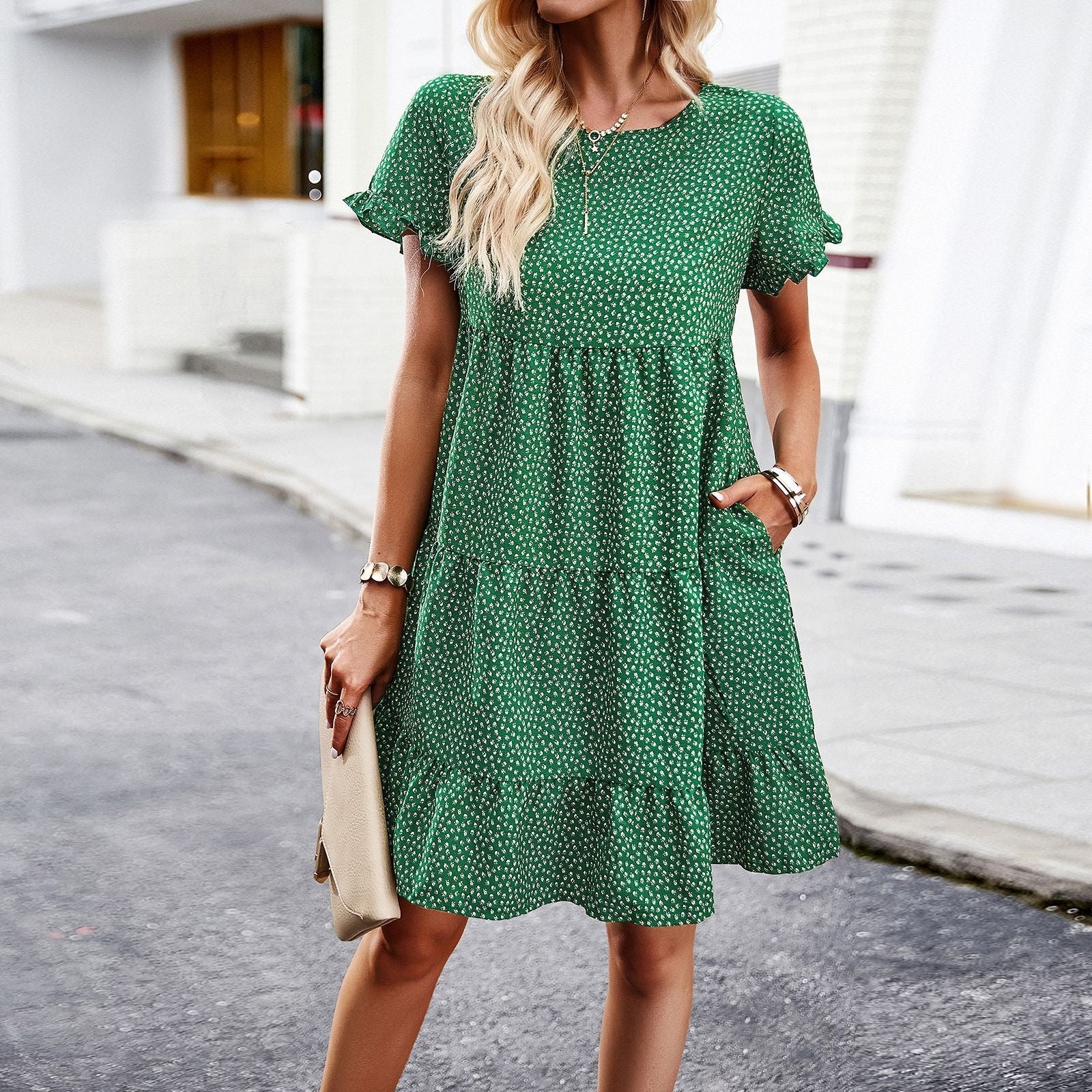 Leisure spring/summer dress